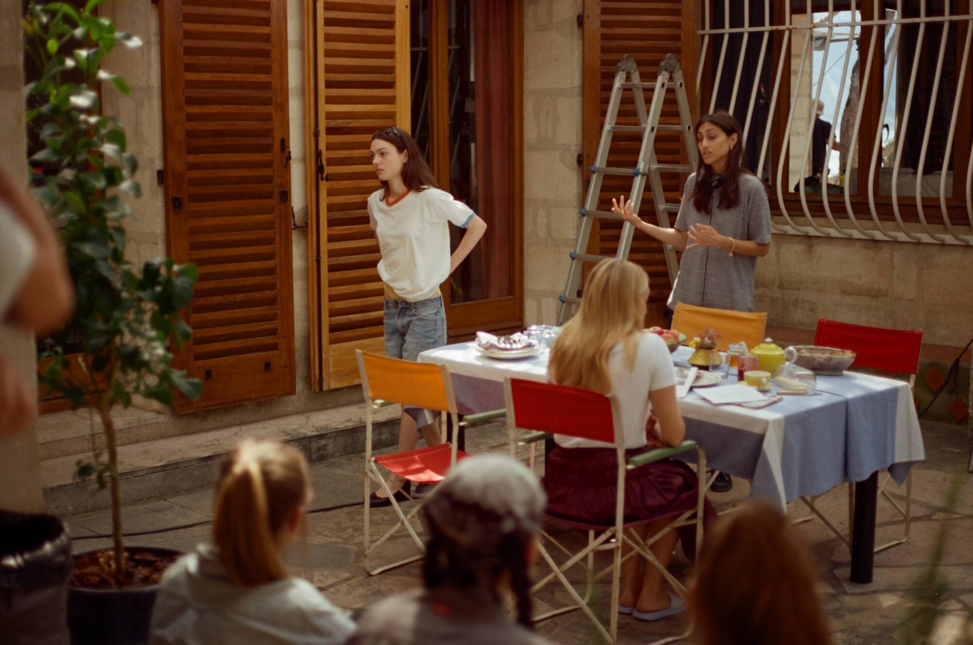 Behind-the-scenes from "Bonjour Tristesse" by Durga Chew-Bose