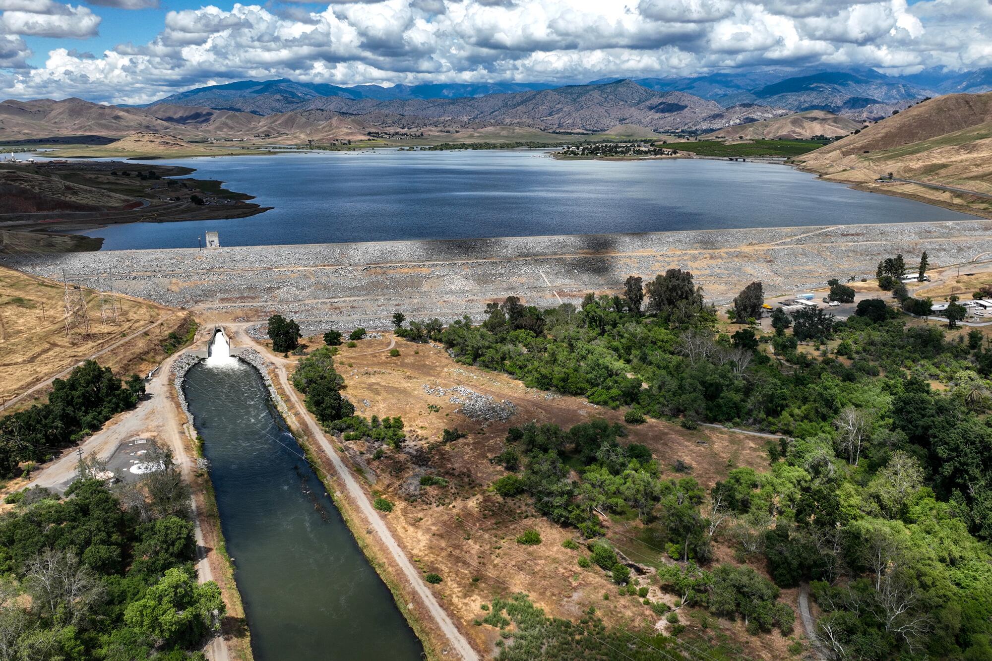 Aerial view of Success Dam