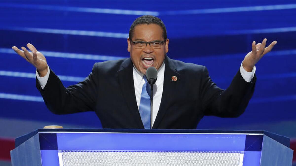 Rep. Keith Ellison of Minnesota, a favorite of liberals, is bidding to become the next chairman of the Democratic National Committee.