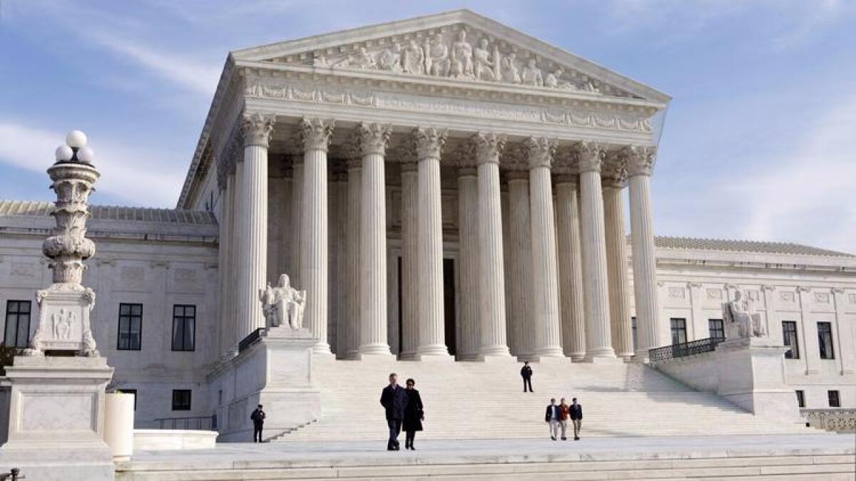 Supreme Court building in Washington