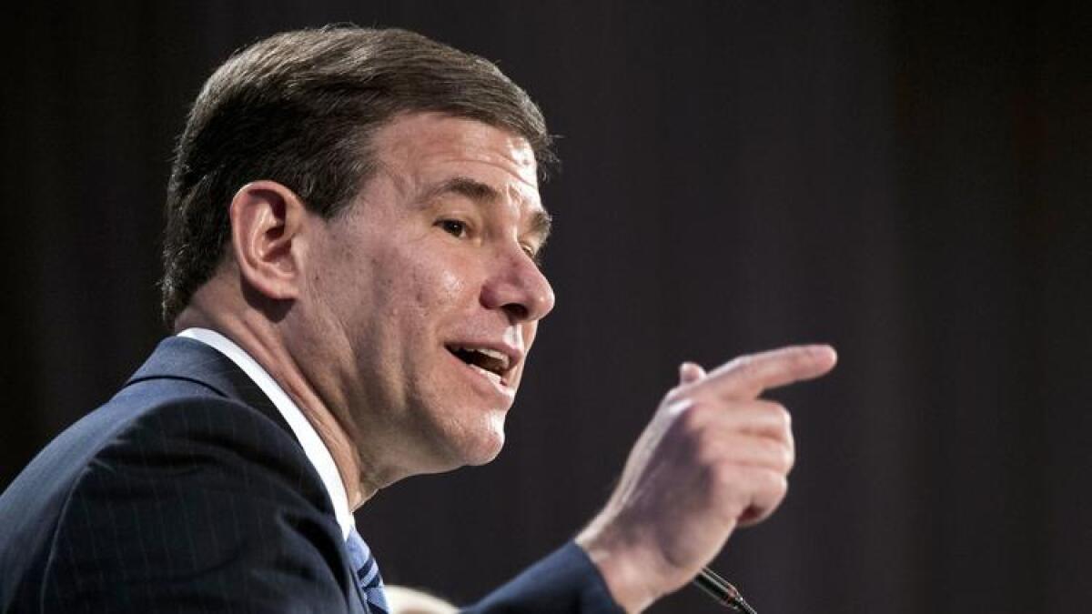 Judge William H. Pryor Jr. of the U.S. 11th Circuit Court of Appeals moderates a panel discussion during the Federalist Society's National Lawyers Convention in Washington last week.