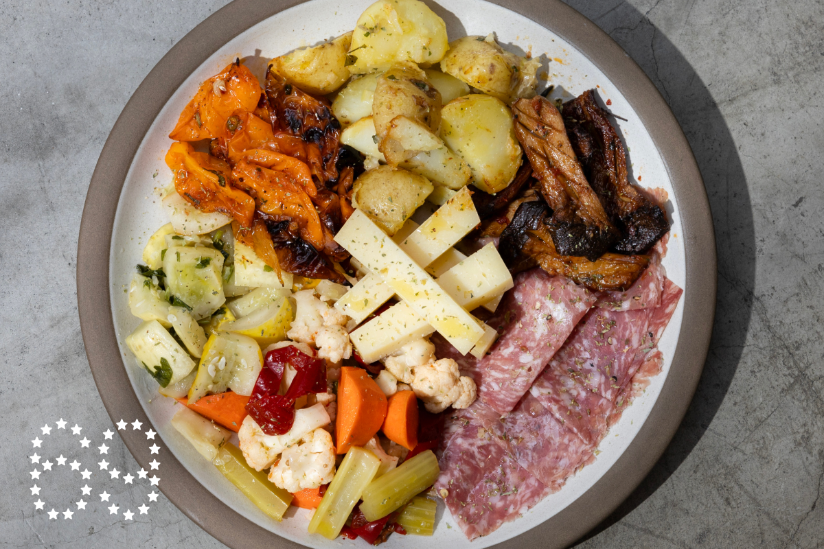 The antipasto plate at Pizzeria Bianco